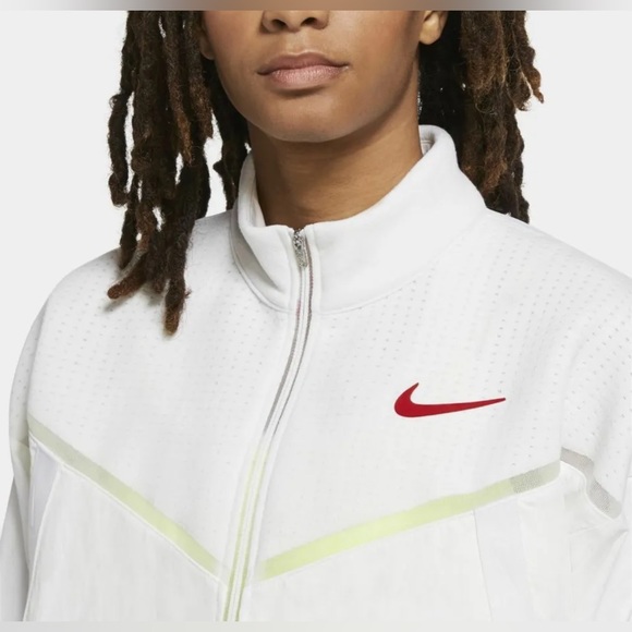 Nike Jackets & Blazers - $400 Nike Sportswear Jacket CZ3613-100 White Relaxed Olympic Women’s Sz: XL